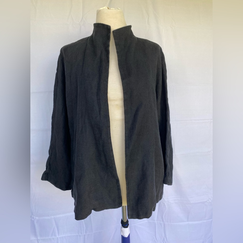 Eileen Fisher Size Large Linen Cardigan Women’s